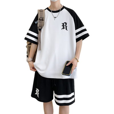 潮流帅气短袖运动套装