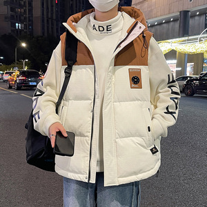 男士马甲秋冬季加厚保暖无袖棉衣外套男生潮牌休闲宽松面包服坎肩