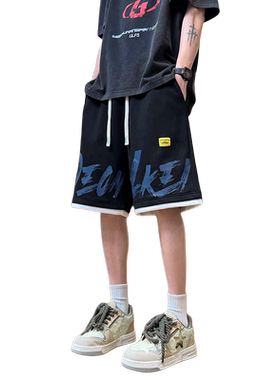 夏季薄款纯棉短裤外穿男孩