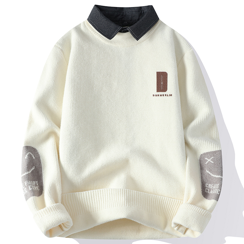 加绒加厚宽松休闲内搭毛线衣