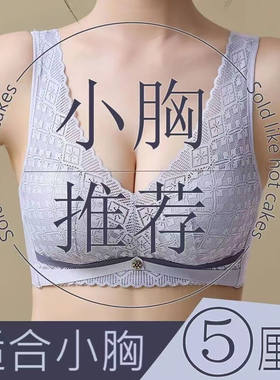 雅黛琳（yadailin）内衣女小胸专用加厚5CM平胸聚拢上托文胸无钢