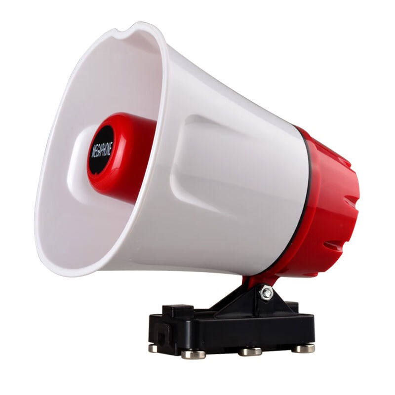 鲸歌车载扩音器喇叭扬声器户外录音宣传叫卖器车顶喊话机12V接电