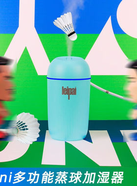 LEIPAI羽毛球蒸球机加湿器秋冬干燥多功能小型USB桌面办公室绿色