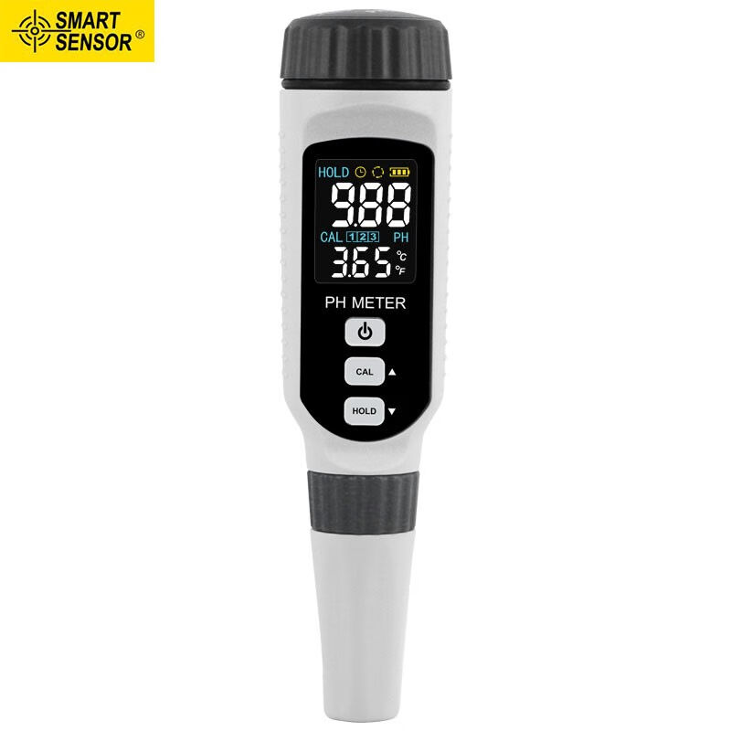 希玛PH测试笔便携式工业鱼缸废水ph值水质检测仪器酸碱度计PH828+