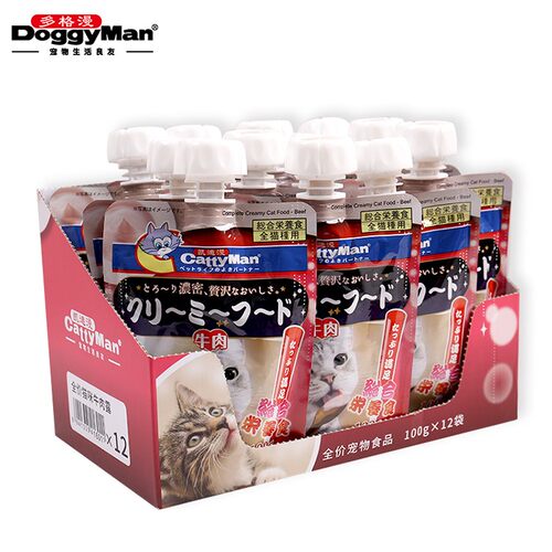 多格漫全价猫咪肉露100g营养增肥