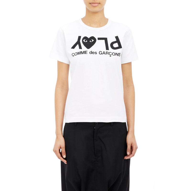 Comme des Garcons PLAY CDG/´¨¾Ã±£Áá Å®×°Ô²ÁìÏļ¾TÐô Ó¡»¨¶ÌÐä