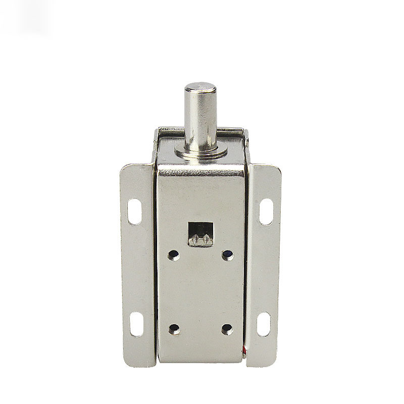 全电磁锁12v 24v电控锁圆柱电插销阀可持续通电小型电磁吸合开关