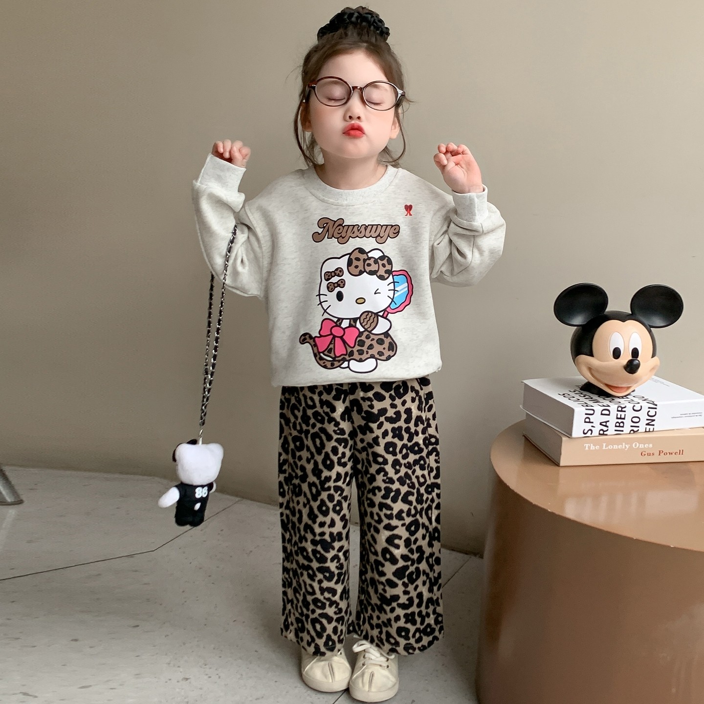 女童卫衣套装春秋季2025新款小女孩洋气儿童装秋装女宝宝早秋穿搭