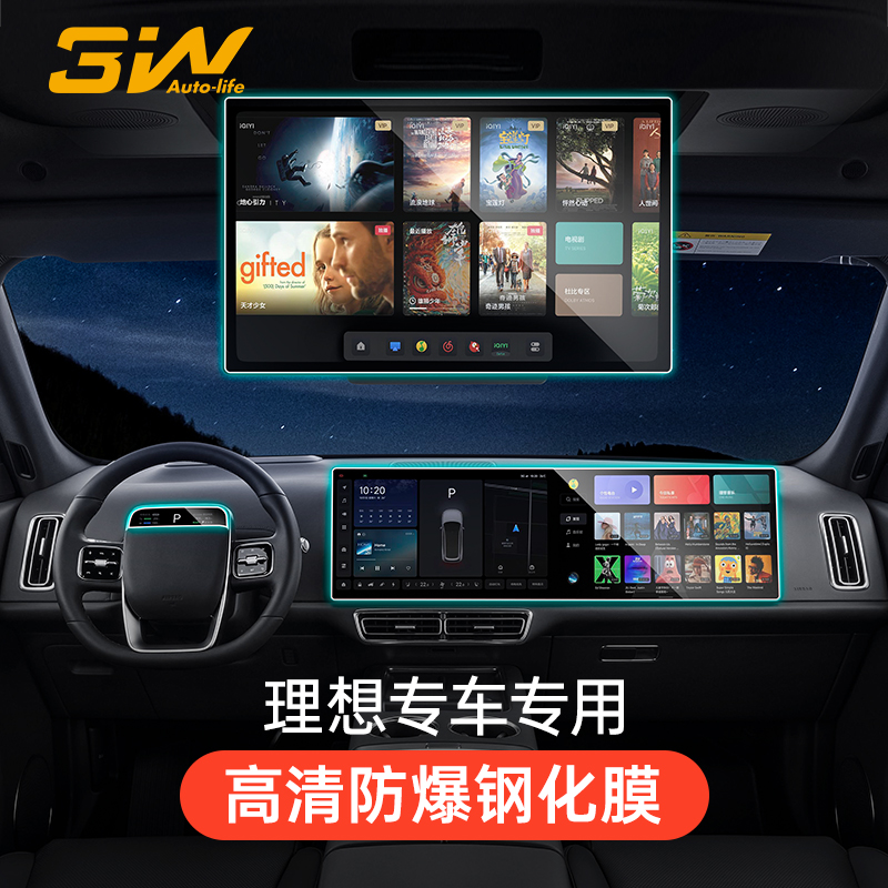 3w理想专用屏幕钢化膜