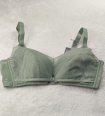 EBRA安莉芳旗下薄款收副乳无钢圈文胸女性感蕾丝大胸内衣KB00131