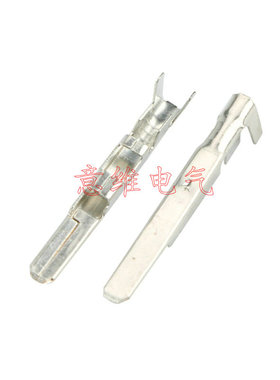 100只142755-1插针接线铜端子H,0.60 W,3.00 L,26.9 DJ613-3×0.6