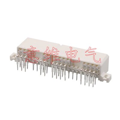 1-173866-1 汽车连接器PCB针座 30针弯针连接器插头间距3.5MM