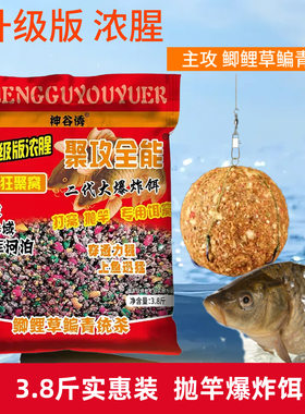 神谷诱爆炸钩饵料小野钓鲫鱼专用