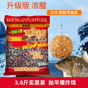 神谷诱爆炸钩饵料小野钓鲫鱼专用远投鲤青草鱼抛竿海竿炸弹钩