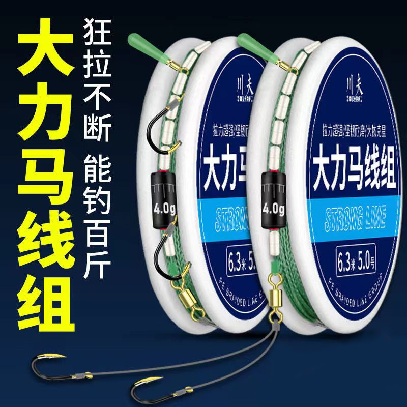 大力马线组进口鱼线主线套装