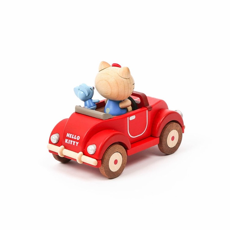 WOODERFULLIFE SANRIO 크리 에이 티브 뮤직 박스 헬로 키티 소녀와 어린이를위한 운전 선물 생일 귀여운 선물