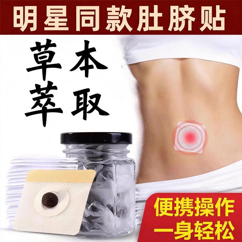 蕲艾艾灸贴南怀瑾肚脐贴寒湿重肠胀气男性女生艾草贴专用丸温灸贴