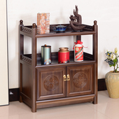 中式 仿古实木餐边柜茶水柜酒柜客厅餐厅厨房储物柜多层收纳置物柜