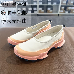 ECCO爱步厚底轻便舒适休闲女鞋一脚蹬懒人鞋健步BIOM踪迹803263