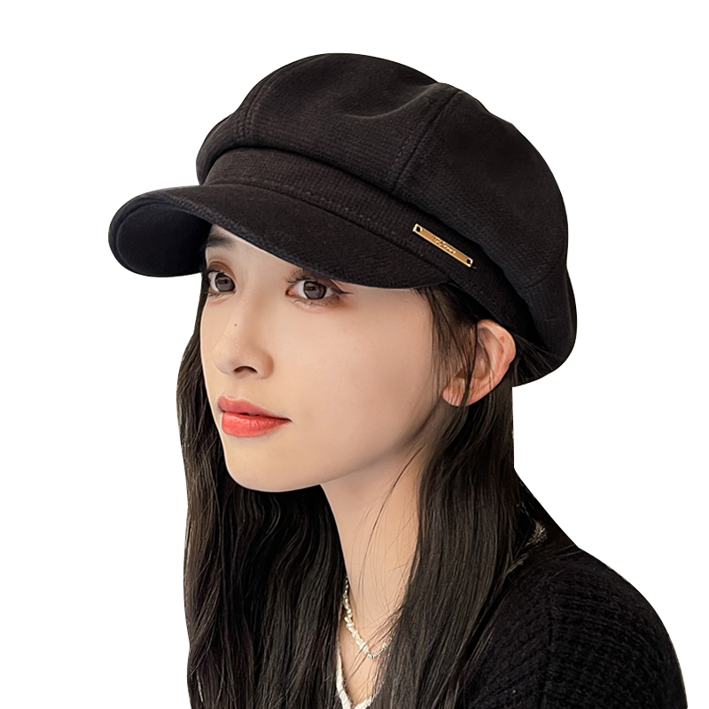 贝雷帽女鸭舌八角帽文艺画家帽女