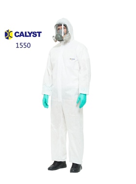 calyst铠乐士1550 5型SMS颗粒物防护服透气防泼测1040PP防尘服