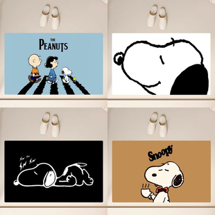 PEANUTS史努比。浴室卫生间硅藻泥地垫防滑脚垫吸水速干软垫