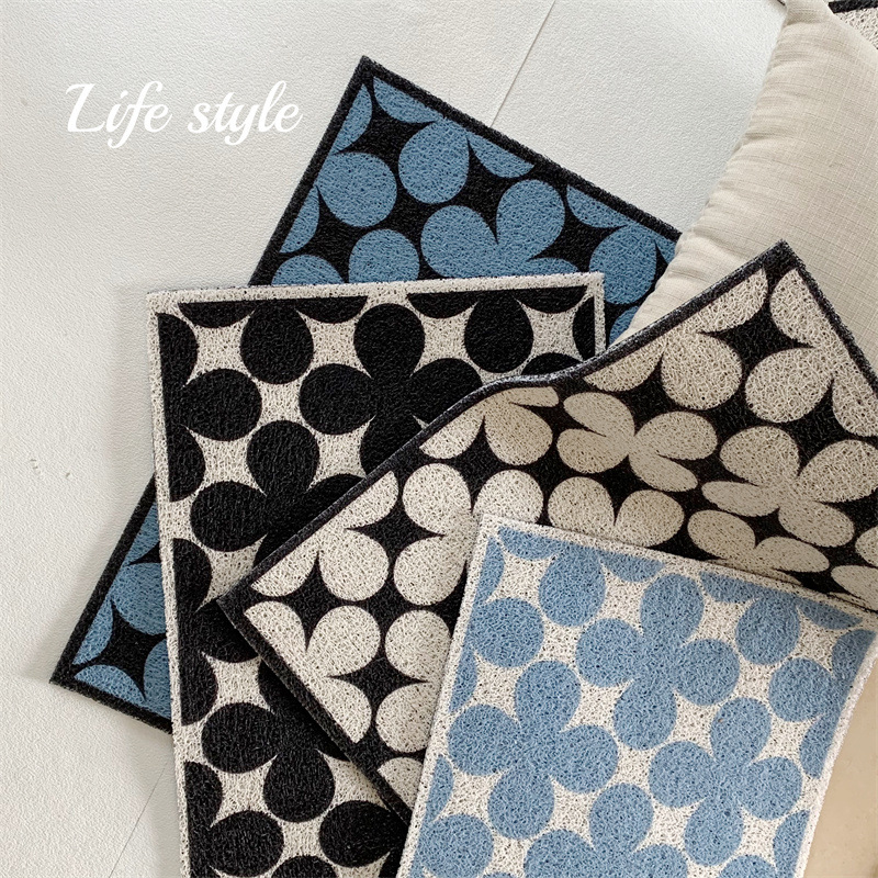 黑白几何入户地垫蹭土门垫脚垫