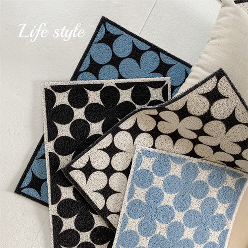 黑白几何入户地垫蹭土门垫脚垫