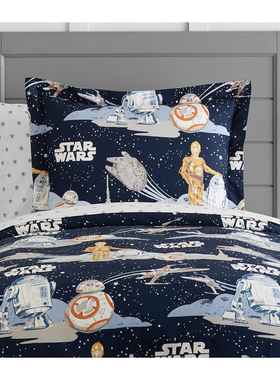 原力觉醒-BB8机器人外贸原单卡通动漫儿童床品男孩被套床单枕套