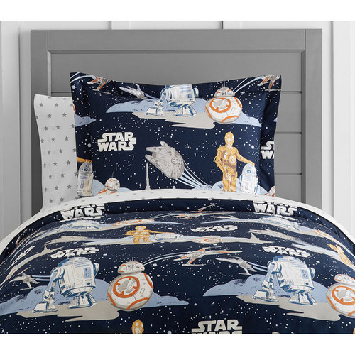 机器人卡通男孩儿童床品被套床单