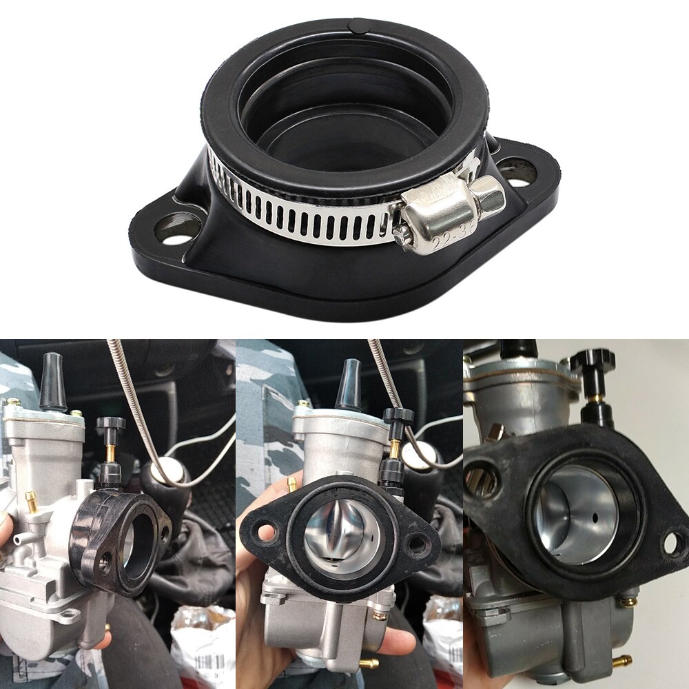 摩托车改装化油器接口适用于PE28直口胶转接口通用越野摩托车