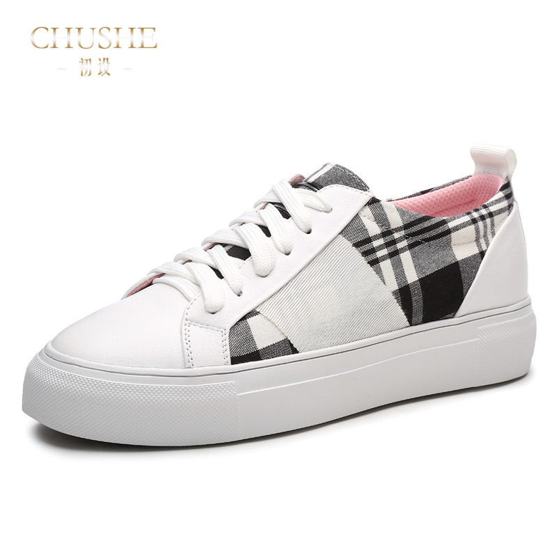CHUSHE³õÉè³±Á÷ʱÉк«°æÆ´É«°Ù´îÆøÖʰåЬ ƽµ×ϵ´øÑ§ÉúÐÝÏе¥Ð¬