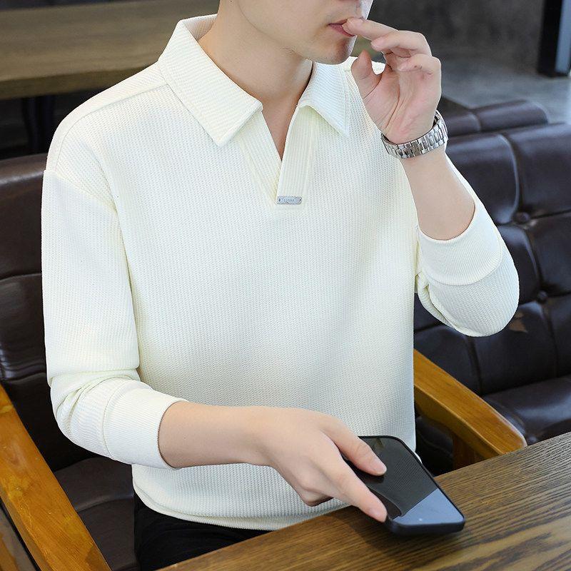 高品质翻领卫衣男士2026新
