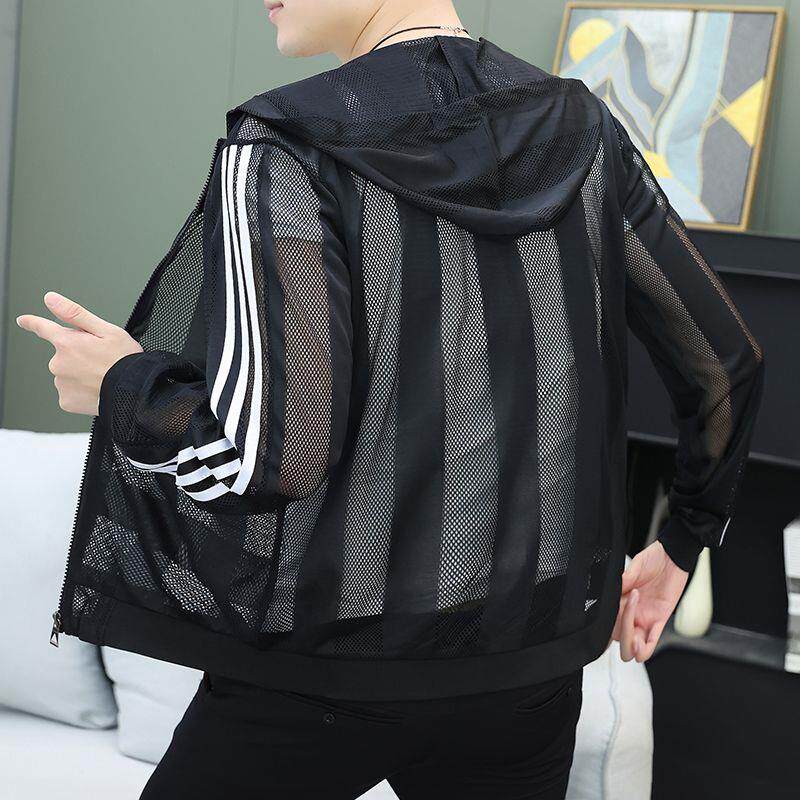 网眼防晒衣男士夏季薄款透