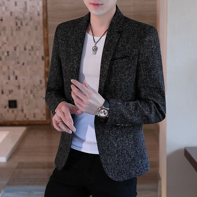 205新款百搭男士休闲西服
