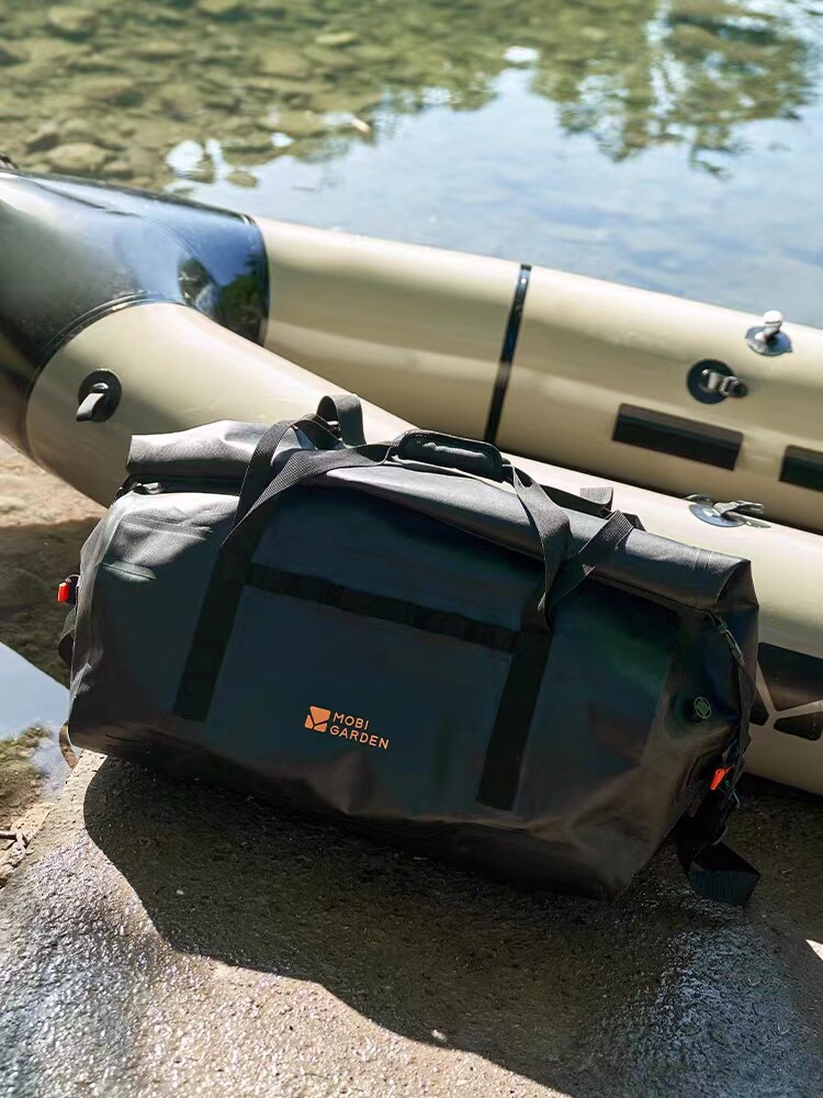 MU GAODI 야외 배낭 배낭 방수 가방 야외 대용량 체크 가방 사천-티베트 여행 오토바이 낙타 가방