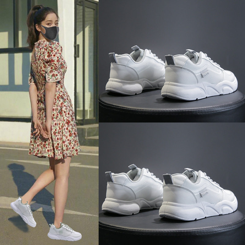 网面透气小白鞋女2021夏季新款女鞋