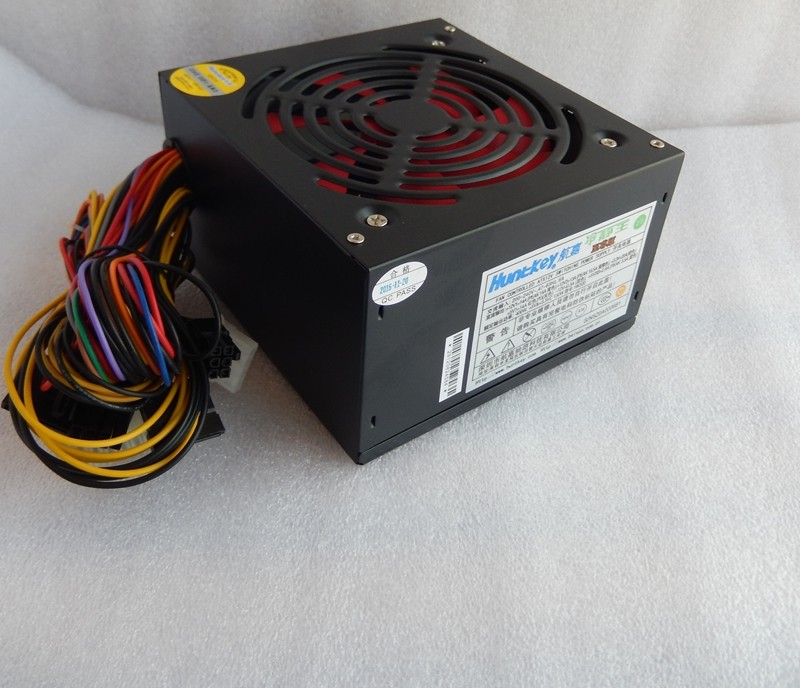 包邮 航嘉电脑电源400W500W 航嘉台式机游戏主机四核独显电脑电源
