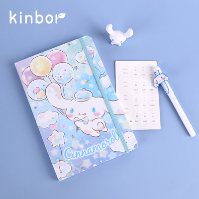 可爱kinbor绑带硬面本A5