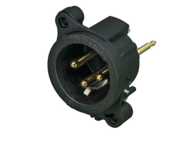 NC3MAAV-0 三芯AA系列卡侬插座 NEUTRIK优曲克 XLR连接器公头