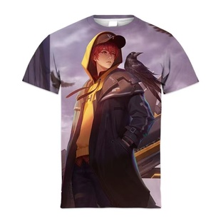 王者荣耀周边刘备全皮肤t恤3D印花少年学生宽松大码短袖男女痛衣