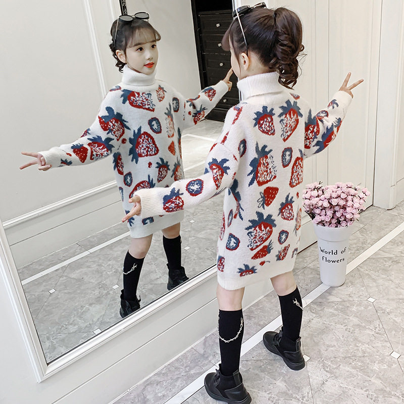 女童毛衣2025新款洋气冬装时毛衣/针织衫