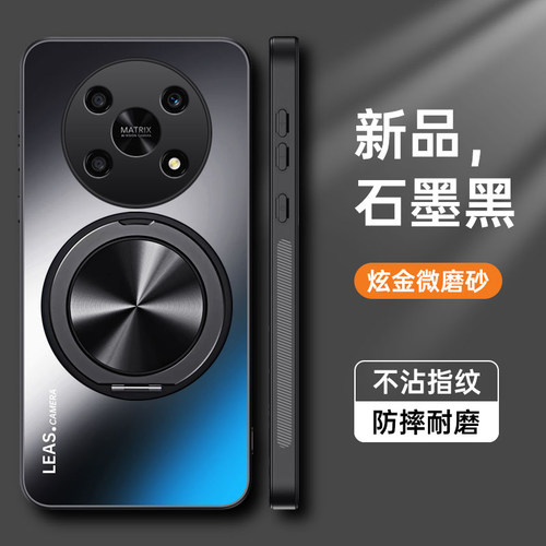 适用华为荣耀X30手机壳ANY一AN00保护硅胶套全包防摔honorx40GT磨砂软ANYAN硬壳男女带支架高级感新款磁吸