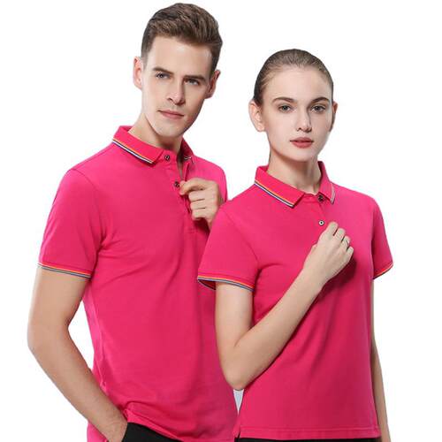 时都6880夏季短袖撞色领POLO衫定做 团队服工作服文化衫定制LOGO