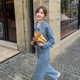 小香风牛仔套装女韩系时尚两件套A9027/P175K238，女装套装/套裙，2C268