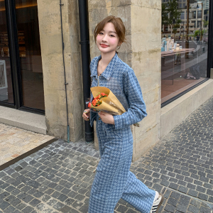 小香风牛仔套装女韩系时尚两件套A9027/P175K238图片
