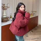 冬季新款灯芯绒90白鸭绒羽绒服女面包服外套A7115P275K398，女装羽绒服，2C268