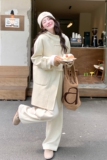 冬季新品双面羊毛大衣女韩系宽松显瘦外套A7102-P265K388，女装毛呢外套，2C268