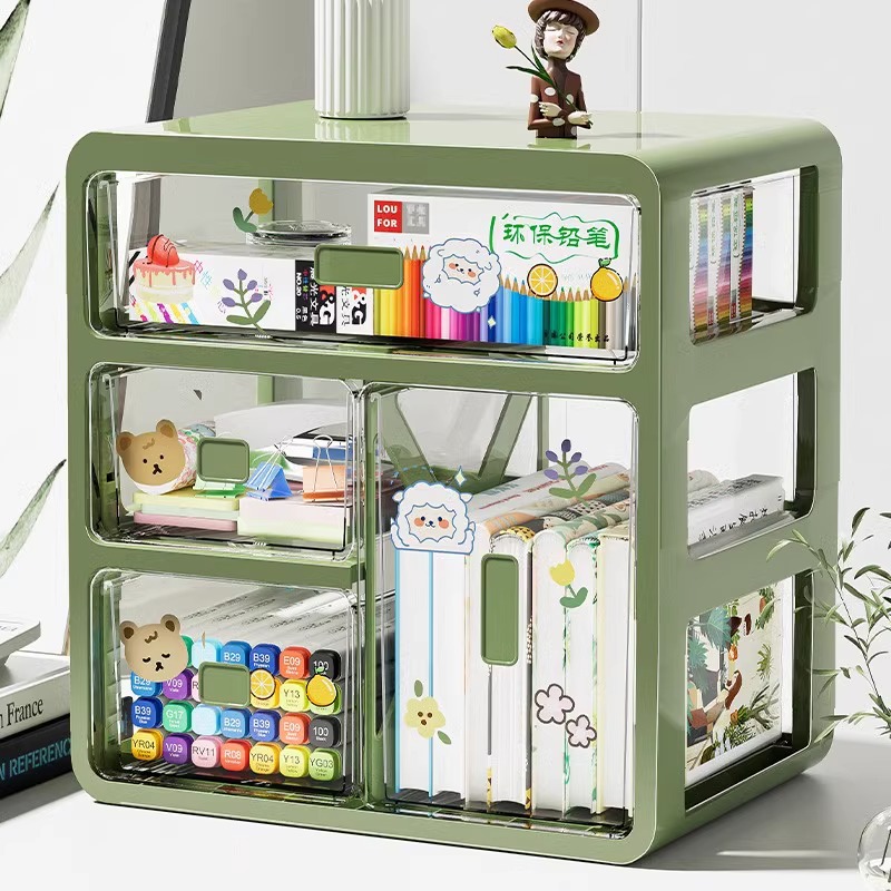 森屿 桌面书本办公抽屉式整理盒 办公桌工位办公室置物架