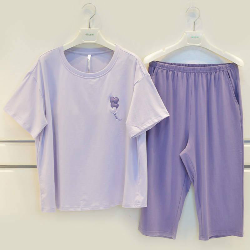 安之伴女士纯棉纯棉甜美家居服图片